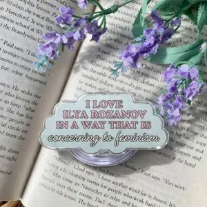 Heated Rivalry Phone Grip Ilya Rozanov & Shane Hollander Sticker Design Game Changers Series Inspired Phone Holder Aesthetic Grip Stand