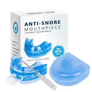Adjustable Anti-snore Mouthpiece, 1 Box Professional Teeth Mouth Guard, Teeth Grinding Mouth Guard, Night Guard Teeth, Oral Care Tool for Men & Women