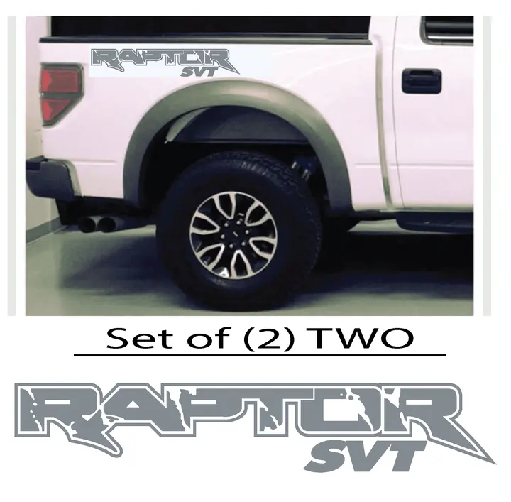 F-150 Raptor SVT Replacement Bedside Decals, #010 Car Exterior Stickers for Automotive Use
