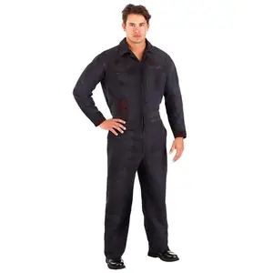 Adult Deluxe Blue Mechanic Coveralls Costume