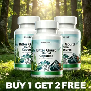 [BUY 1 GET 2 FREE] Green Bud Bitter Gourd Edible Healthcare Dietary Supplement Capsules with Bitter Gourd, Cinnamon, Ginseng, Mulberry Leaf Extracts