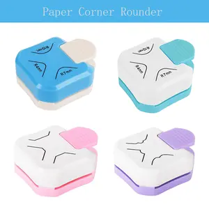 Paper Corner Rounder Punch, Corner Punch Corner Cutter Rounder for Cardstock, 3 in 1 (R4mm, R7mm, R10mm) Round Corners Cutter for Crafts, Card Making, Scrapbook Supplies, Cutting Supplies