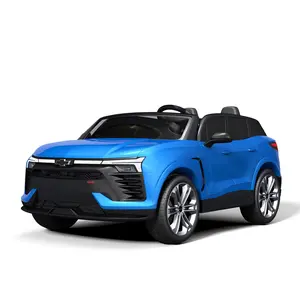 Baby Car 24V 2-Seater Ride On Toy w/Parent Remote Control,4xSpring Suspension,Wireless Music,Electric Vehicle Car for Kids Ages 3-8,Blue