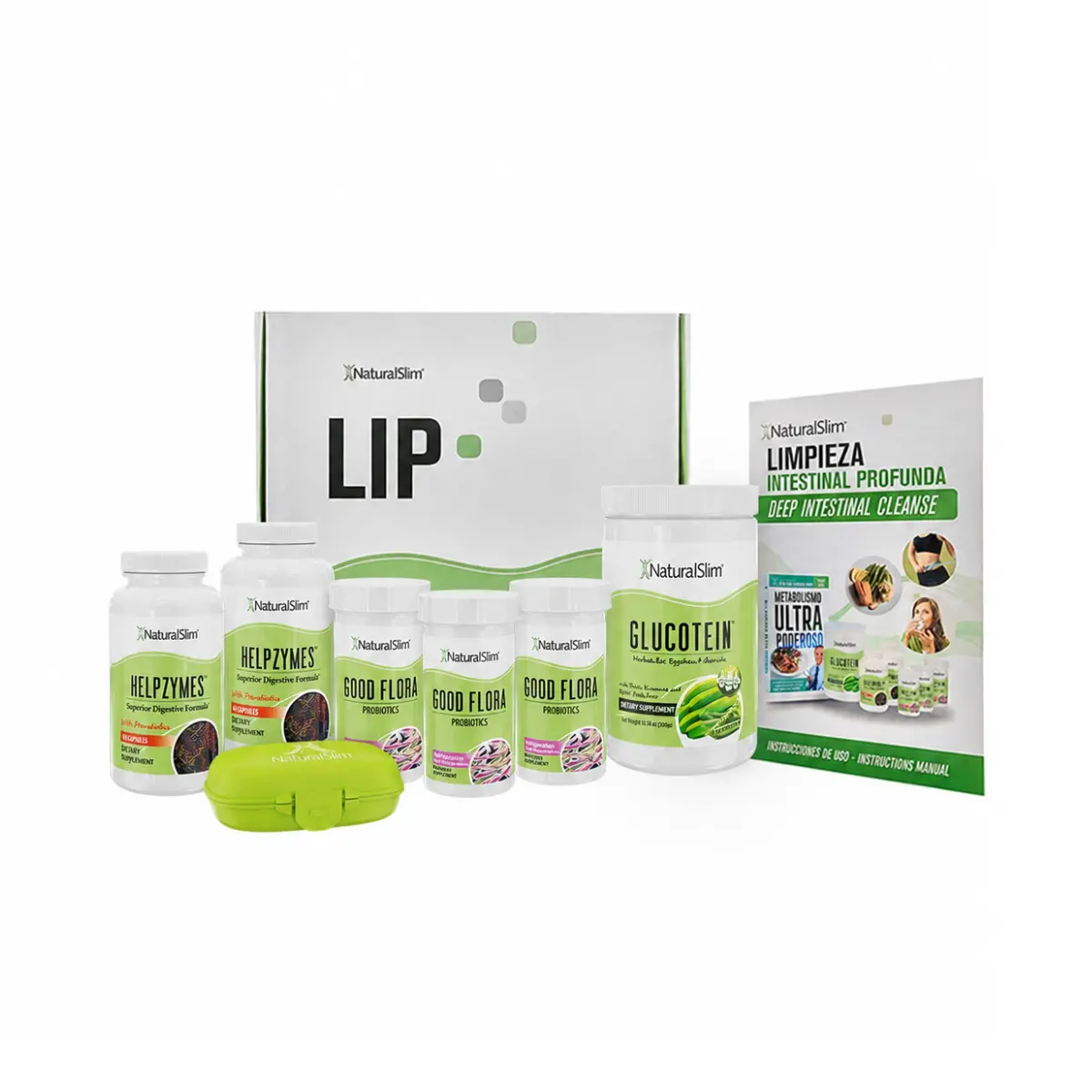 Deep Intestinal Cleanse Kit | Digestive Support with Probiotics, Digestive Enzymes, and Prebiotic Resistant Starch Healthcare Fitness Women's Probiotic Supplements Vitamin