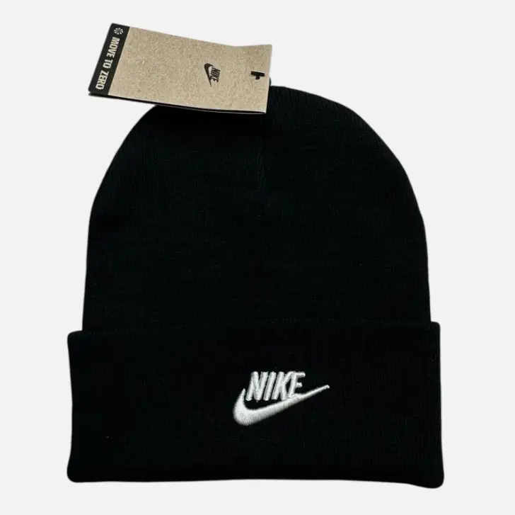 Nike Sportswear Black Utility Futura (Nike Logo) Unisex Beanie One-Size