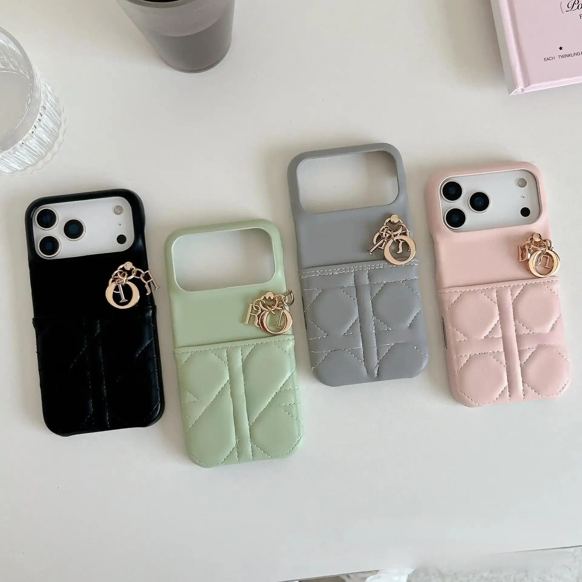 European Leather Phone Cover for iPhone 17 Pro Max - Pro Max Fit, Fashionable Solid Color Accessory, Finely Stitched Protective Case