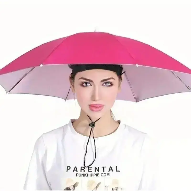 1 Piece Umbrella Hat, Portable Waterproof Sun Protection Hat Umbrella For Outdoor, Portable Folding Umbrella