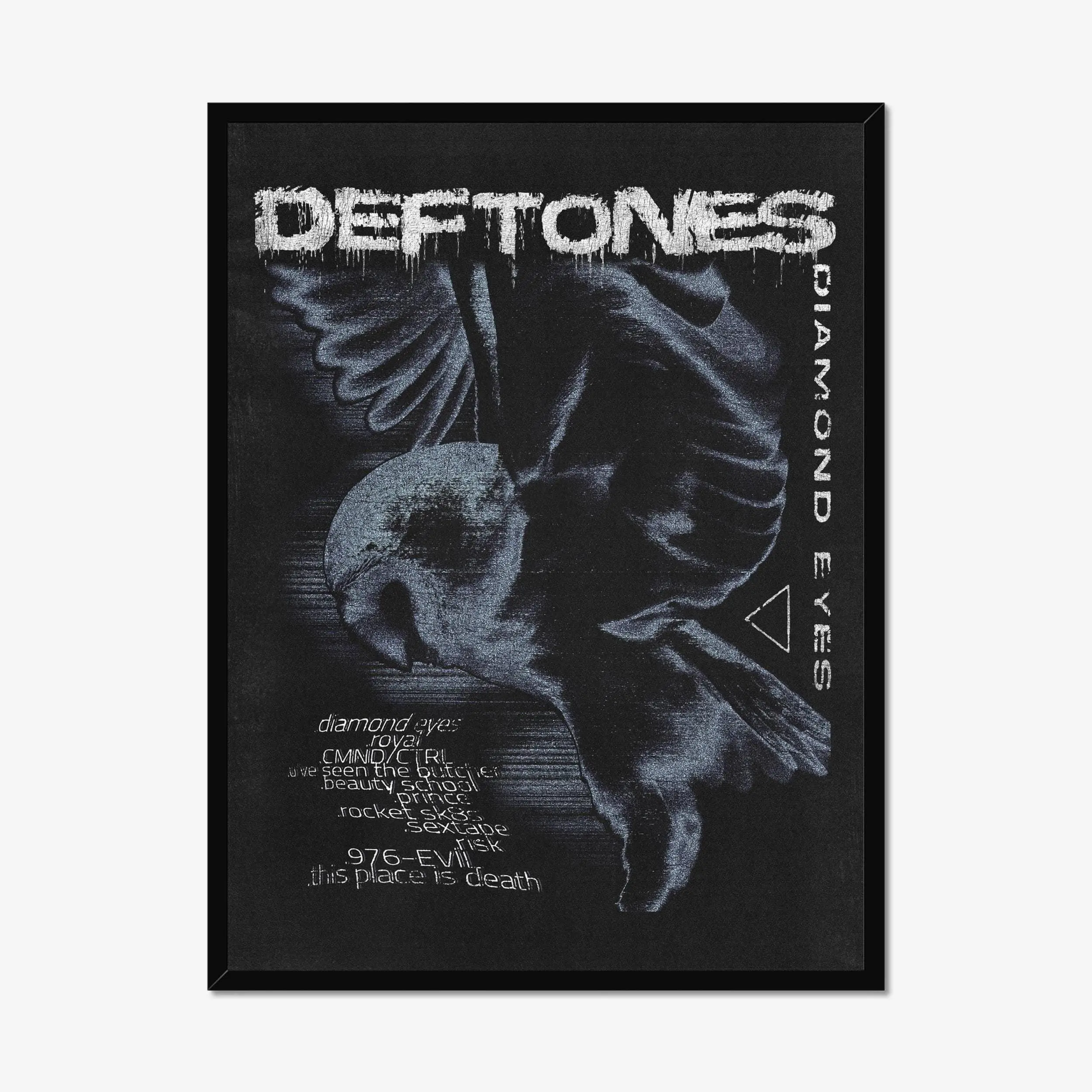 Deftones "Diamond Eyes" Poster - Y2K Grungy Shoegaze Wall Decor for Collectors (No Frame)
