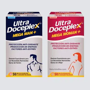 VIJOSA Ultra Doceplex Mega Man+ & Mega Woman+ – Antioxidant, Energy Boost, Stress