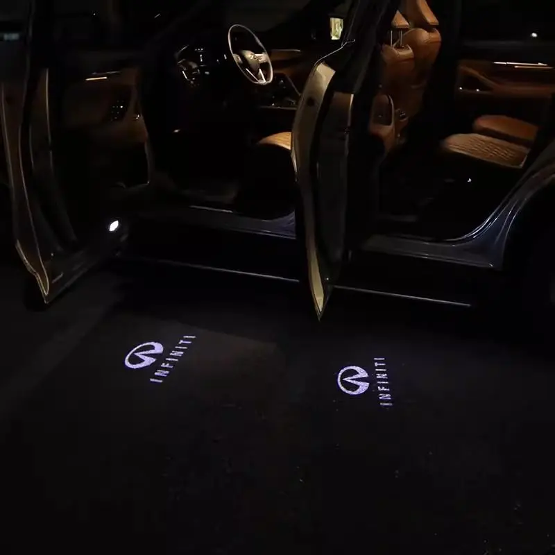 LED Projector Shadow Light Auto Door Light For Infiniti Q50 Q70 G35 G37 Q60 EX35 G25 M37 M56 EX37 QX50 FX35 FX50 QX70 QX56 QX80