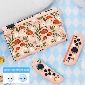 Suitable for Nintendo Switch 2 game console accessories,TPU soft case,comes with 2 thumb joystick caps,drop-proof and scratch-resistant,removable protective cover,2025 new style,light and soft shell,multiple colors available,Christmas/Halloween/gift