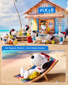 MINISO Snoopy Travel Buddy Series Blind Box Collectible Toy – Cute Figurine for Home Decor & Gift Valentine Holiday Easter Gift for Girlfriends Students