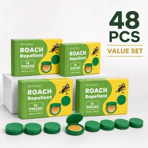 Cockroach Squeeze Roach Repellent, Powerful Kitchen Roach Killer, Indoor Outdoor Pest Control Gel Bait Kit with Rodent Repellent Pouches, Fast-Acting for Home Dormitory