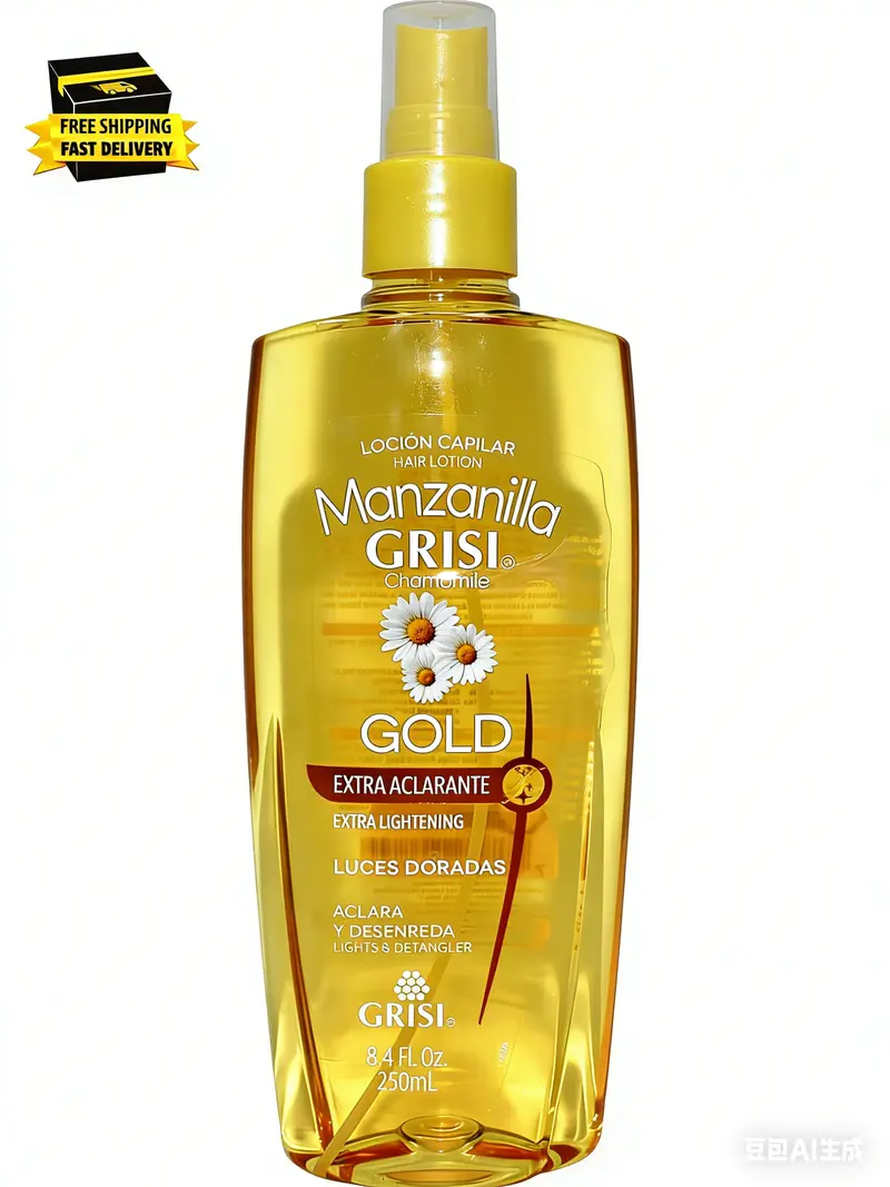 Grisi Manzanilla Gold Extra Lightening Hair Lotion (Lightener & Detangler) – 8.4 fl oz