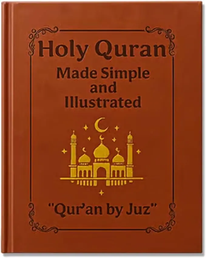 Quran Study Notebook - The Quran Journey Guide for Revert Beginners, 114 Surah Thematic Breakdowns by Juz, Illustrated Mind Maps, Visual Learning Tools, Glitter Creamy Chalkboard Keyboard Design