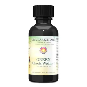 GREEN Black Walnut Hull Tincture (Extra Strength), 4 oz