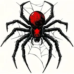 Black Spider Car Decals, Waterproof Vinyl Stickers for Cars Trucks, Easy Apply Durable Adhesive for Window Bumper Laptop