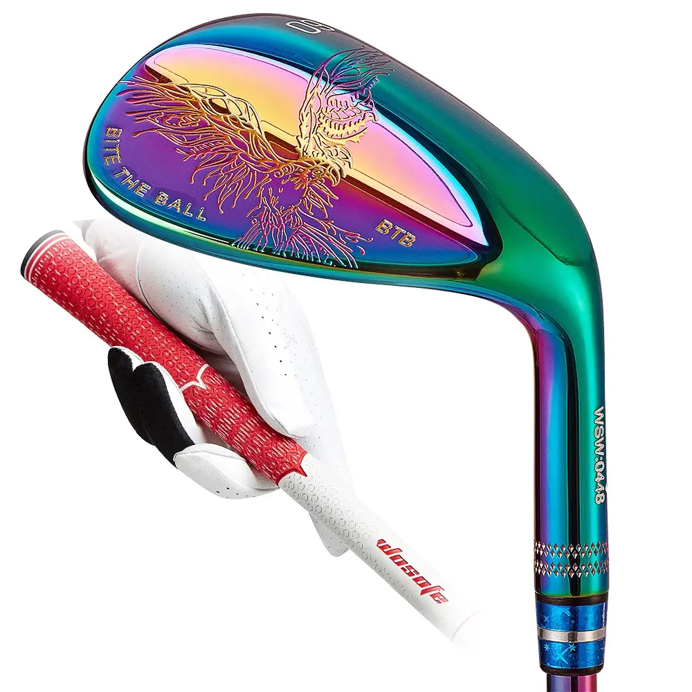 New Design Cheap Custom Oem Brand Complete Set Men Forged Cnc Colorful Clubs Golf Wedges