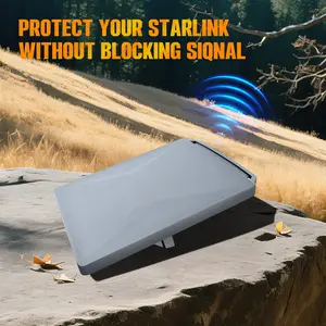 Starlink Mini Protective Cover Case, Hailproof Liquid Silicone Protective Case for Starlink Mini Dish, Starlink Minis Accessories Waterproof Shockproof Portable for Outdoor Camping