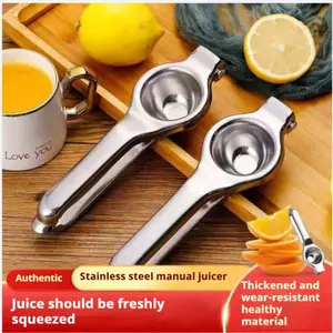 Lemon Squeezer, Lemon Squeezer Juicer, Citrus Juicer Handheld, Metal Lemon Hand Press, Lime Squeezer Bar Tool, Manual Citrus Press w/Stainless Steel Zester, Fruit Juicer, Manual Juicers