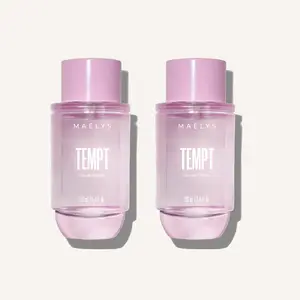 MAËLYS - TEMPT Eau de Parfum x2  - with Pink Pineapple + Sparkling Yuzu - A Fresh, Citrus Fragrance With Notes Of Musk, Juicy Pear, & Guaiacwood