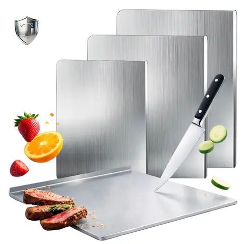 APMRQIB Titanium Cooking Cutting Board - 40x30cm/40x50cm/40x60cm Anti-Bacterial, Anti-Slip Scratch-Resistant Durable Chopping Block for Meat, Baking, Daily Use, Easy-Clean Kitchenware