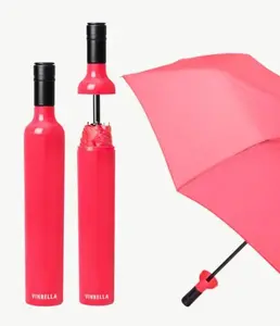 Vinrella Wine Bottle Umbrella - Pink Punch