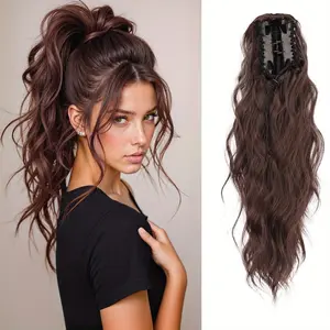 High Heat Resistant Synthetic Hair Extension, Suitable for Daily Wear & Special Occasions, Enhances Volume & Style