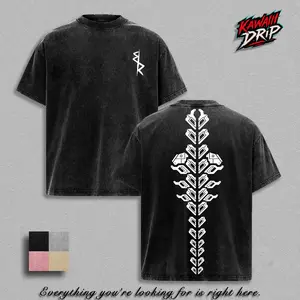 Vintage Cyberpunk Edgerunners Acid Washed T-Shirt, Edgerunners Anime Merch, Grunge Washed Oversized Tee, Anime Aesthetic Gift