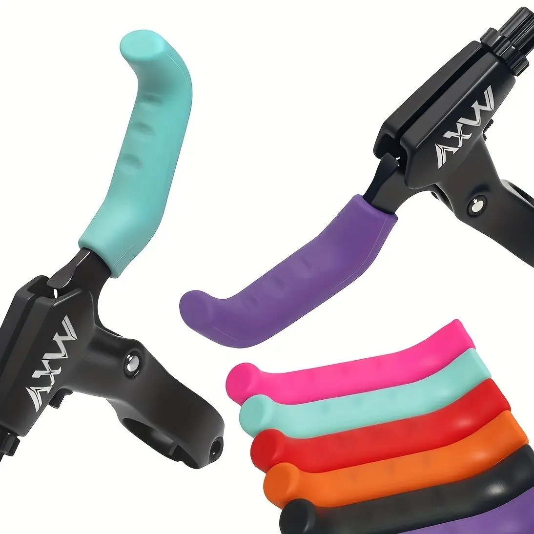 Multicolor Fashion Brake Handle Grips, Lightweight, Anti-Slip, Shockproof, Suitable for Bmx Bikes and Scooters, Road Cycling Gear, Cycling Accessories, 5 Colors Available