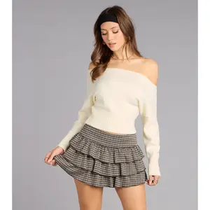 Check Me Out Ruffle Mini Skort