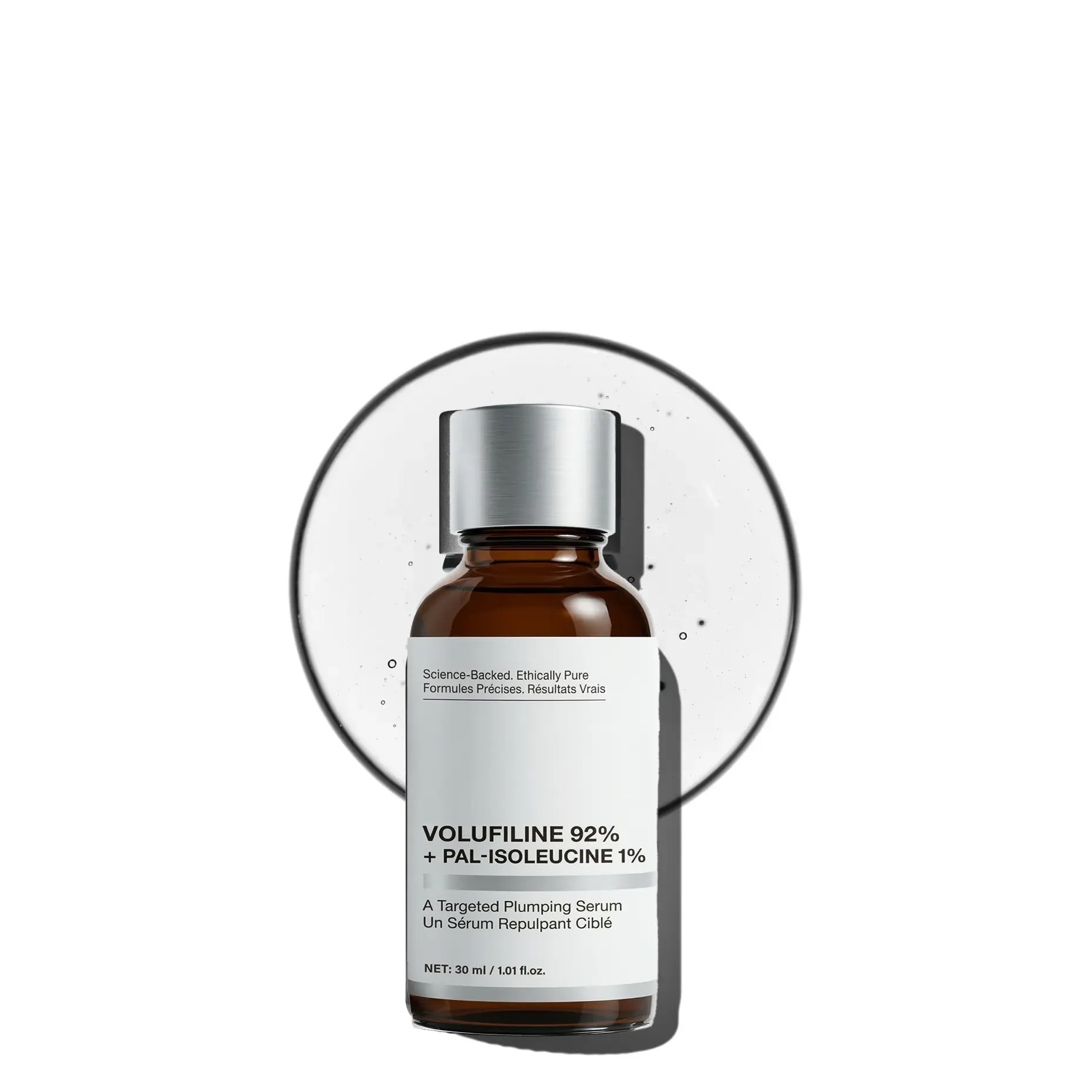 92% Volufiline +1% Pal-Isoleucine Plumping Serum 30ml, Target Hydration Firming Anti-Aging Face Plump Skin Care Serum