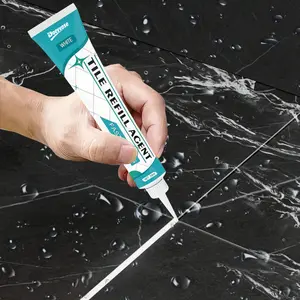 Fast-Drying RV Tile Grout Sealant, Waterproof, Effective Gap Sealing, Easy Repair, Multi-Purpose RV Caulk, Kitchen Bathroom Use, Toilet Sink Floor Wall, Wall Repair Paste