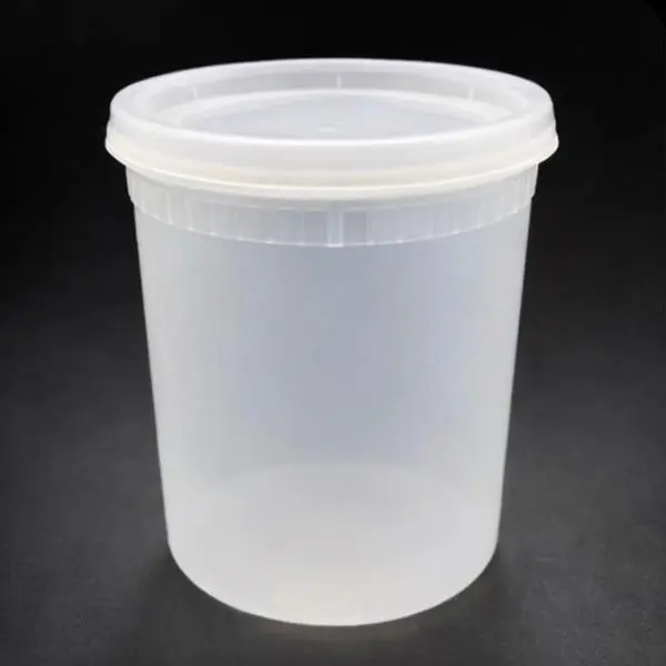 24oz Soup Container With Lid 240 Set COMBO PACK Ideal for Hot or Cold Soups  Microwaveable ,Reusable , Dishwasher Safe , High Quality for freezing