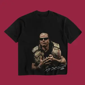 Shawn Michaels Signature T-shirt, WWE Tshirt, HBK Wrestling Mr. Wrestle Mania Fan Apparel, Classic Gift For UFC Fans, Soft Cotton, Menswear