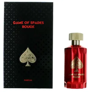 Jo Milano Game of Spades Rouge Parfum Spray | 3.4 oz (100ml) | Oud Wood, Sugar, Warm, Spicy, Orange, Saffron Scent | Long Lasting Fragrance for Men and Women (Unisex)