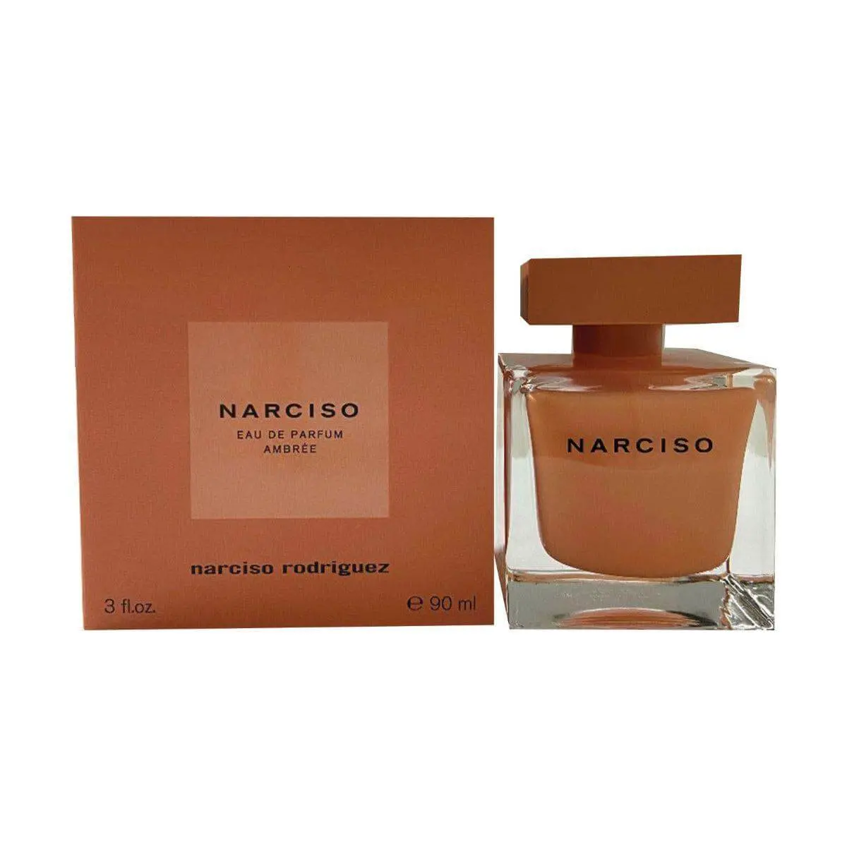 Narciso Rodriguez Narciso Ambree Women's Luxury Brand Eau de Parfum (EDP) - 3 fl oz (3-3.9 fl oz Range), Boxed Floral Fragrance Blend with Ylang Ylang & Floral Musk, New In Box