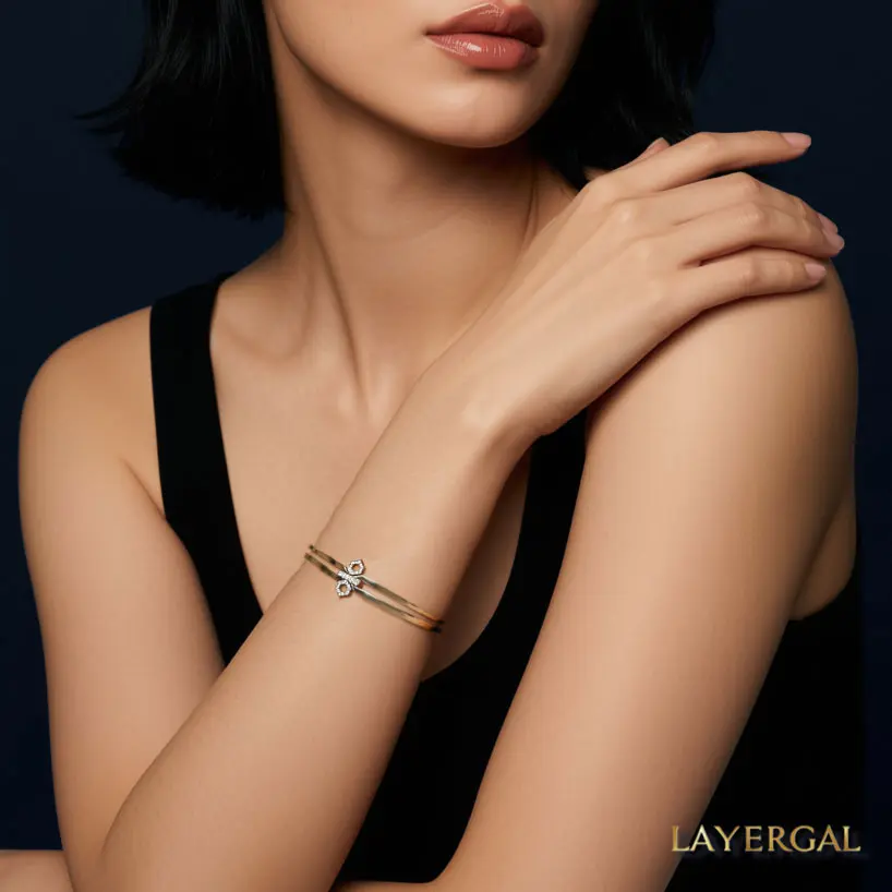 LG037 Bow of Grace Handmade Bangle