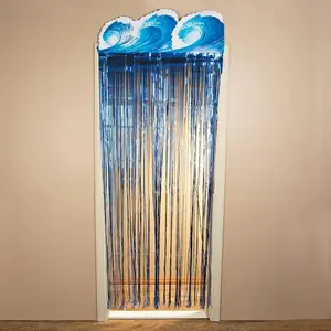 Foil Hang Loose Fringe Door Curtain