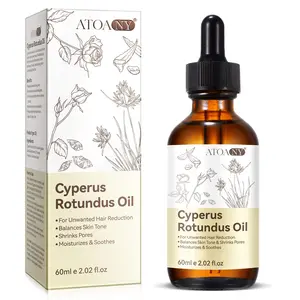 ATOANY Cyperus Rotundus Oil - Unwanted Hair Reduction, Moisturizing & Soothing 60ml (2.02 fl.oz)