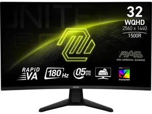 MSI 32" 180 Hz Rapid VA WQHD Gaming Monitor 82% Adobe RGB / 78% DCI-P3 / 101% sRGB MAG 32CQ6F