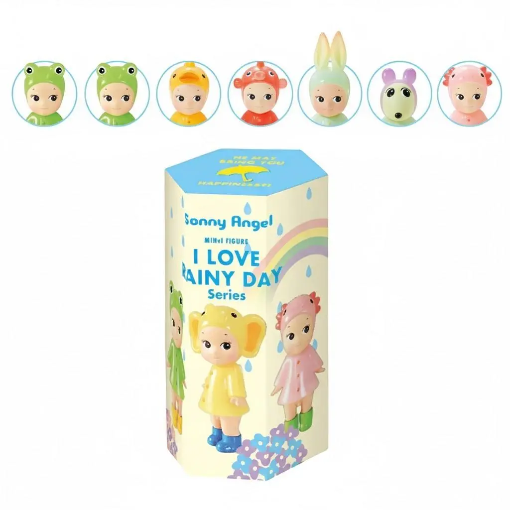 Sonny Angels Hanami Edition Sealed Blind Box - I Love Rainy Day Series Collectible Mini Figure - Halloween Gift