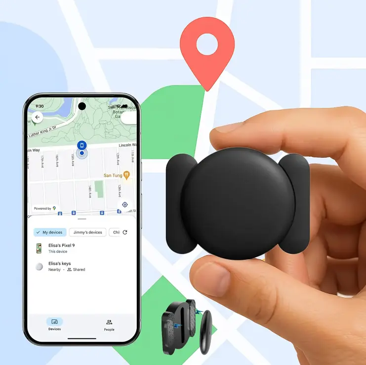 4PCS GPS Tracker for Car, Mini Tracker Device with Weatherproof Magnetic Case No Subscription No Monthly Fee Best Hidden GPS Trackers, Global Coverage Location Tracker, Anti-lost Device for Vehicles Kids Dogs Luggage,father'sdaygifts