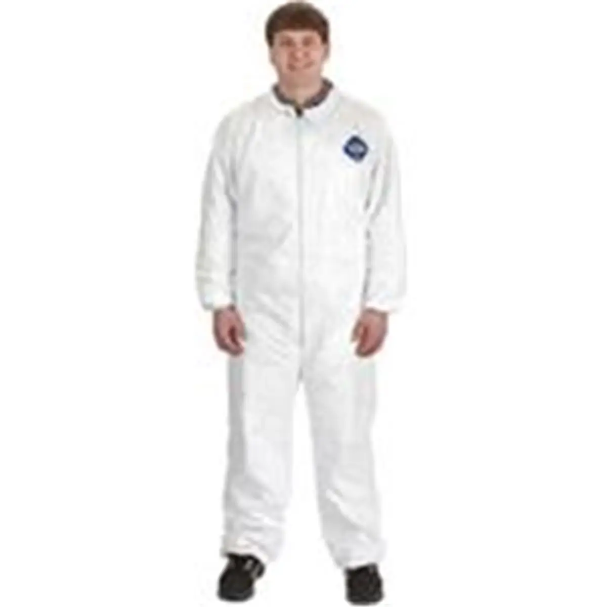 Miller Mfg 052851 Water-Resistant Beekeeping Tyvek Coverall Suit - Extra Large, Zipper Closure, Elastic Cuffs, Long Sleeves, Protective Workwear for Home Improvement & Garden Use
