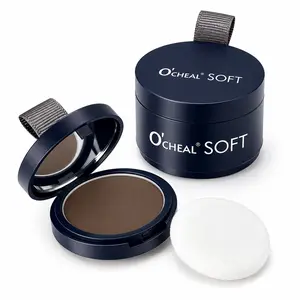 Hairline Powder for Women, Root Touch Up Powder with Puff Applicator, Hair Shadow Powder for Sparse Hairline, Edges, Roots and Brows, Natural-Looking Coverage, Compact Travel Size