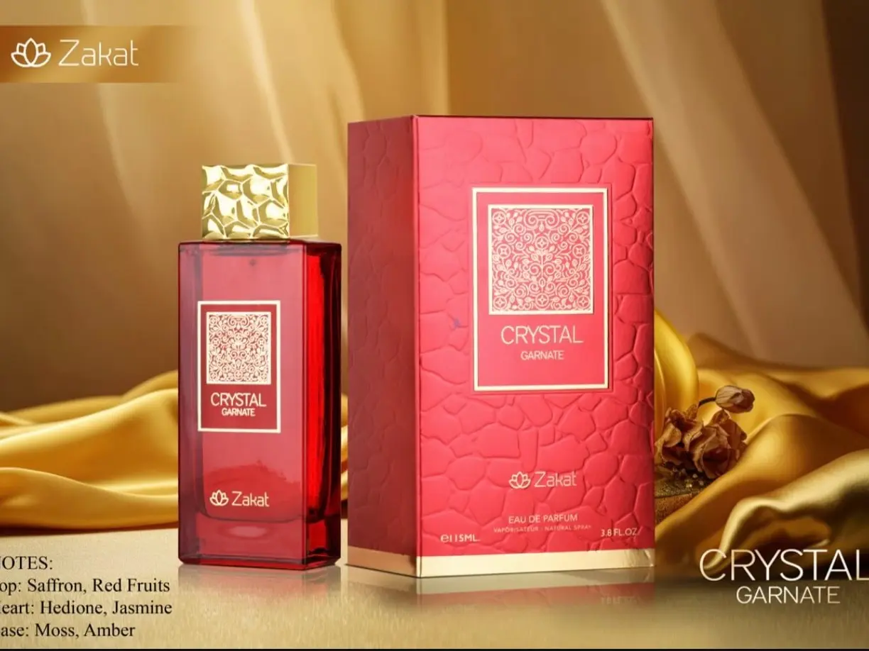 Zakat | Crystal Garnate | Women's Parfum | Eau De Parfum 3.8 oz (115ml) Luxury - Sophisticated Fragrance