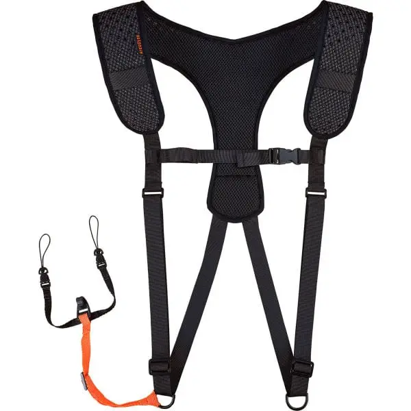 Ergodyne Squids 3142 Polyester Padded Shoulder Barcode Scanner Harness & Lanyard, Black, Ambidextrous, Adjustable Hook-and-Loop, M/L Sizes, Model B3181689, Scanner-Fit (Computers & Office Equipment)