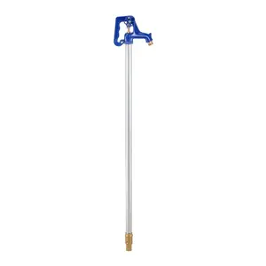 summervibes VEVOR Frost Proof Yard Hydrant, 3.22FT Freeze-Proof Outdoor Faucet with 12 Bury Depth, 3/4 NPT Pipe Connection, Lever Handle+ Handwheel, No Lead Freezeless Hydrant for Yard Garden Farm Irrigation