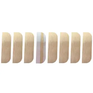 3.5 Inch Hinge Repair Plate Hinge Repair Kit Kitchen Cabinet Hinges Cabinet Door Hinge Door Hole Cover Plate Wooden Hinge Filler Plates, Hinge Blanks with Double Sided Tapes for Kitchen (8, 3.5inch)