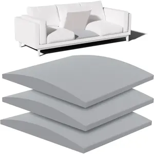 Couch Cushion for Sagging Seat – 3 Pack 20x20x3.15 Inch Sofa Cushion Board Saver & Insert for Saggy Couch or Chair, Quick No-Tool Install with 40D High Density Foam